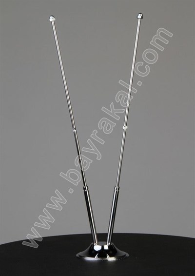 İkili Nikel Masa Bayrak Direği