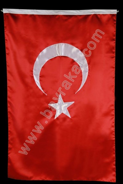 Saten Simsiz Makam Türk Bayrağı