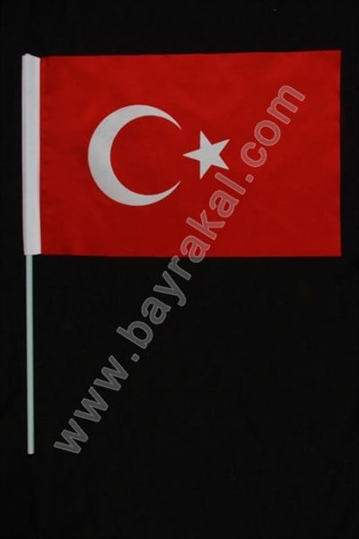 Sopalı Bayrak 30X45cm.Raşel Kumaş