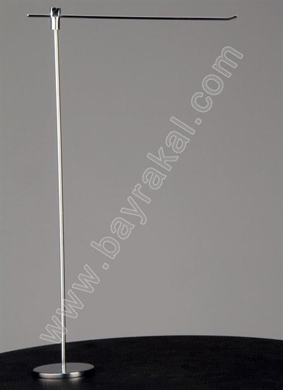 Tekli Nikel L Telli Masa Bayrak Direği