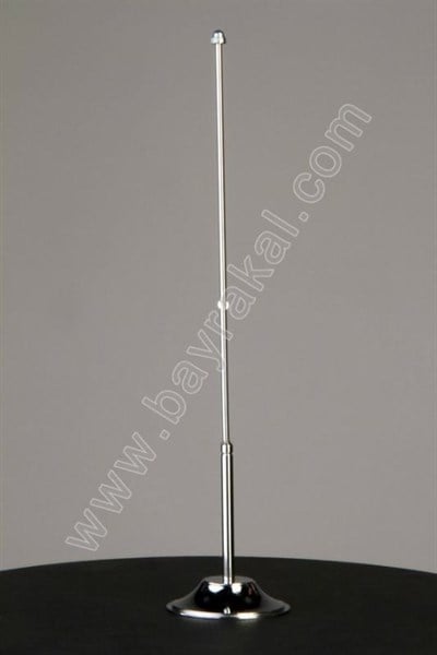 Tekli Nikel Masa Bayrak Direği