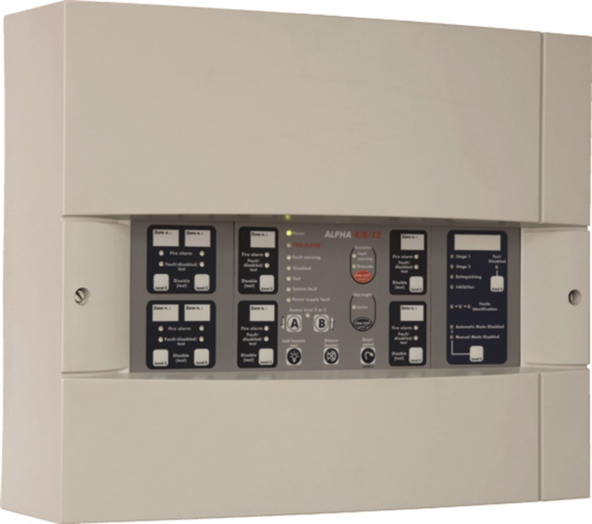 ALPHA4/8/12 KONVANSİYONEL YANGIN ALGILAMA PANELİ