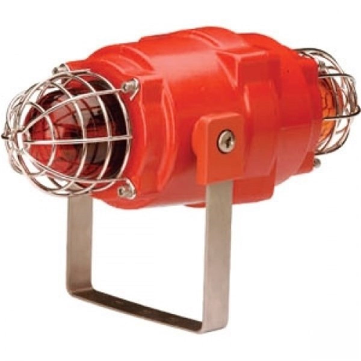 BEXCBG0505D24 EXPROOF ÇİFT TARAFLI FLASÖR (ATEX) IP67 KIRMIZI LENS (II 2G EExd IIB T4 ) 24V DC