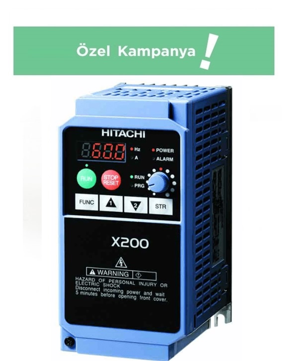 X200-022SFEF   220 V - 2,2 kW - 10 A  Sürücü