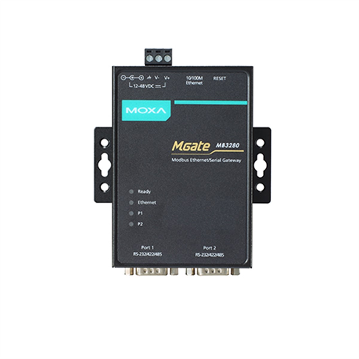 MGate MB3280 Moxa 2 Port RS232/422/485 Ethernet Çevirici