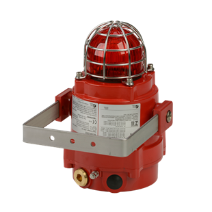 EXPROOF FLASÖR (ATEX) IP67 KIRMIZI LENS (II 2G EExd IIC T6 ) 230V AC 