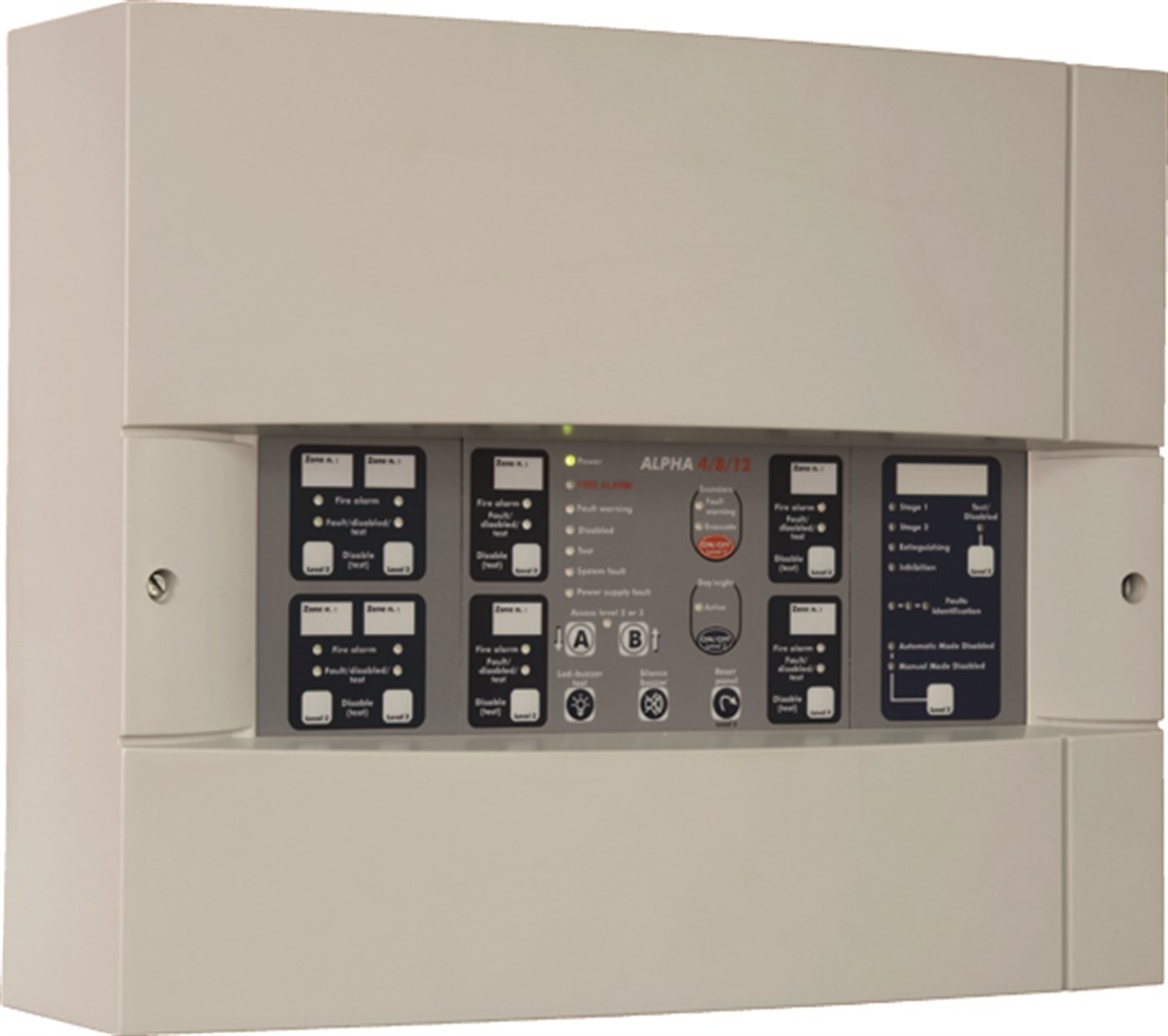 ALPHA4/8/12 KONVANSİYONEL YANGIN ALGILAMA PANELİ