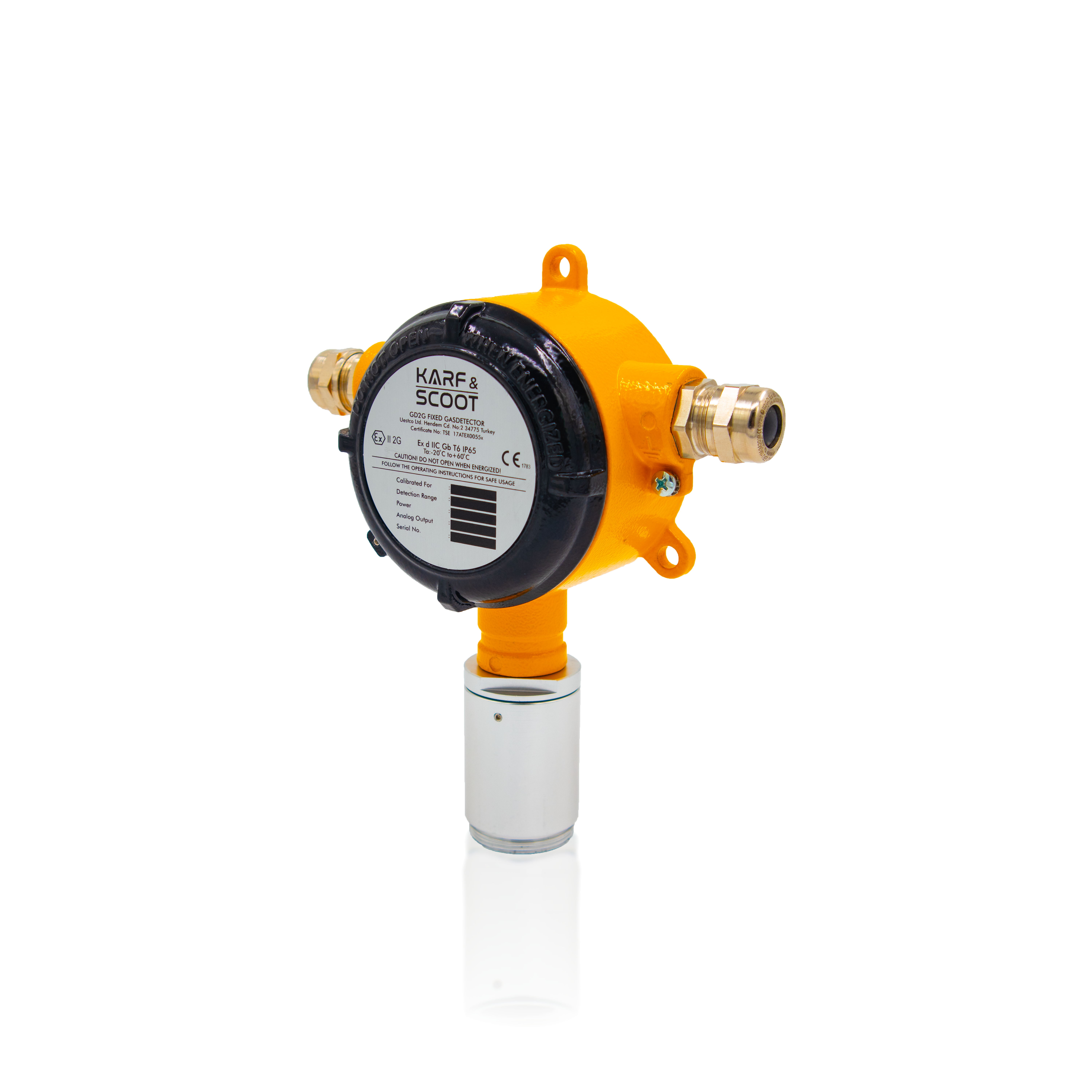 CH4 Methane (Metan) Alüminyum/SS316 4-20mA ATEX ve IECEx Uygunluk IP 65/66 -20 ~ 60°C