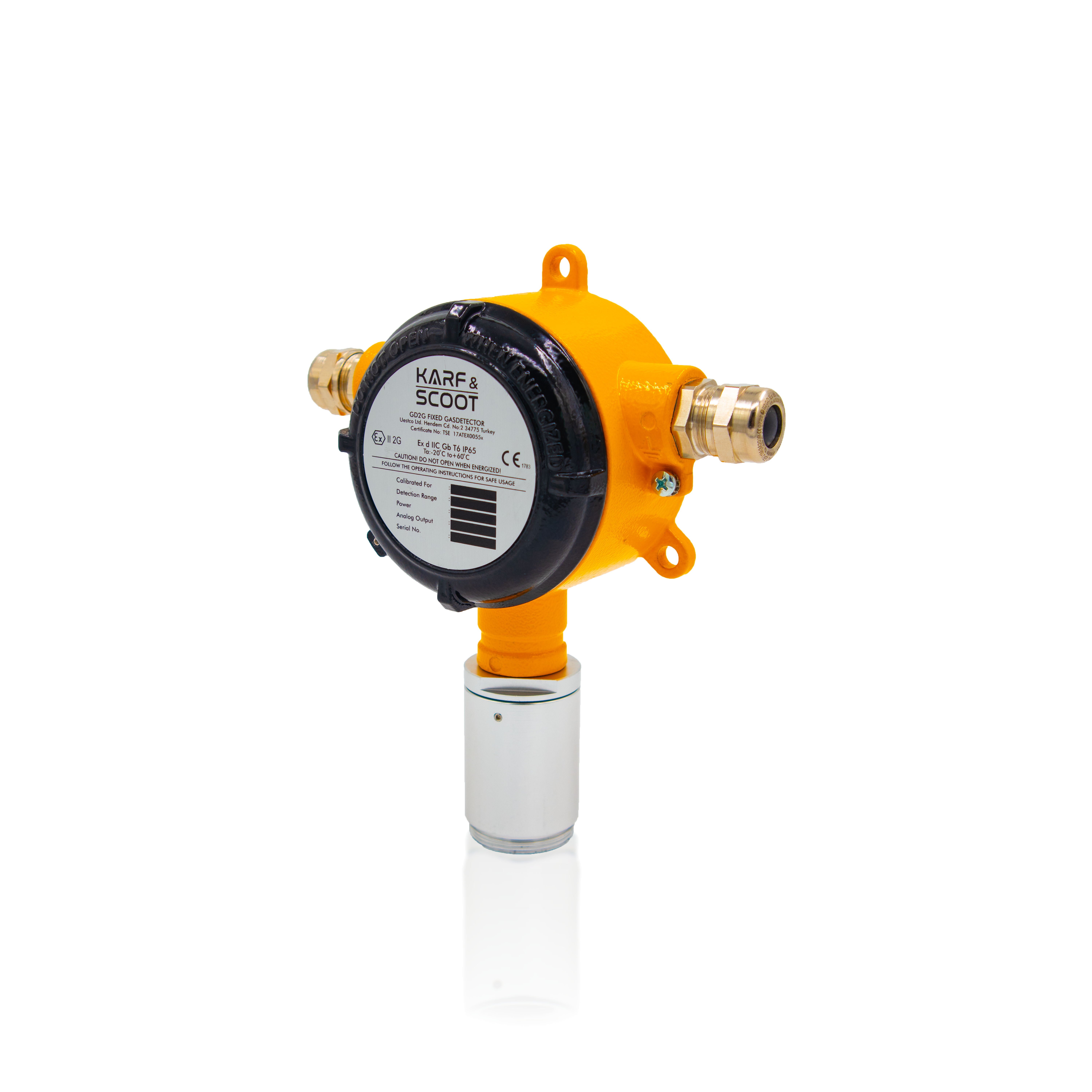 CH4 Methane (Metan) Alüminyum/SS316 4-20mA ATEX ve IECEx Uygunluk IP 65/66 -20 ~ 60°C