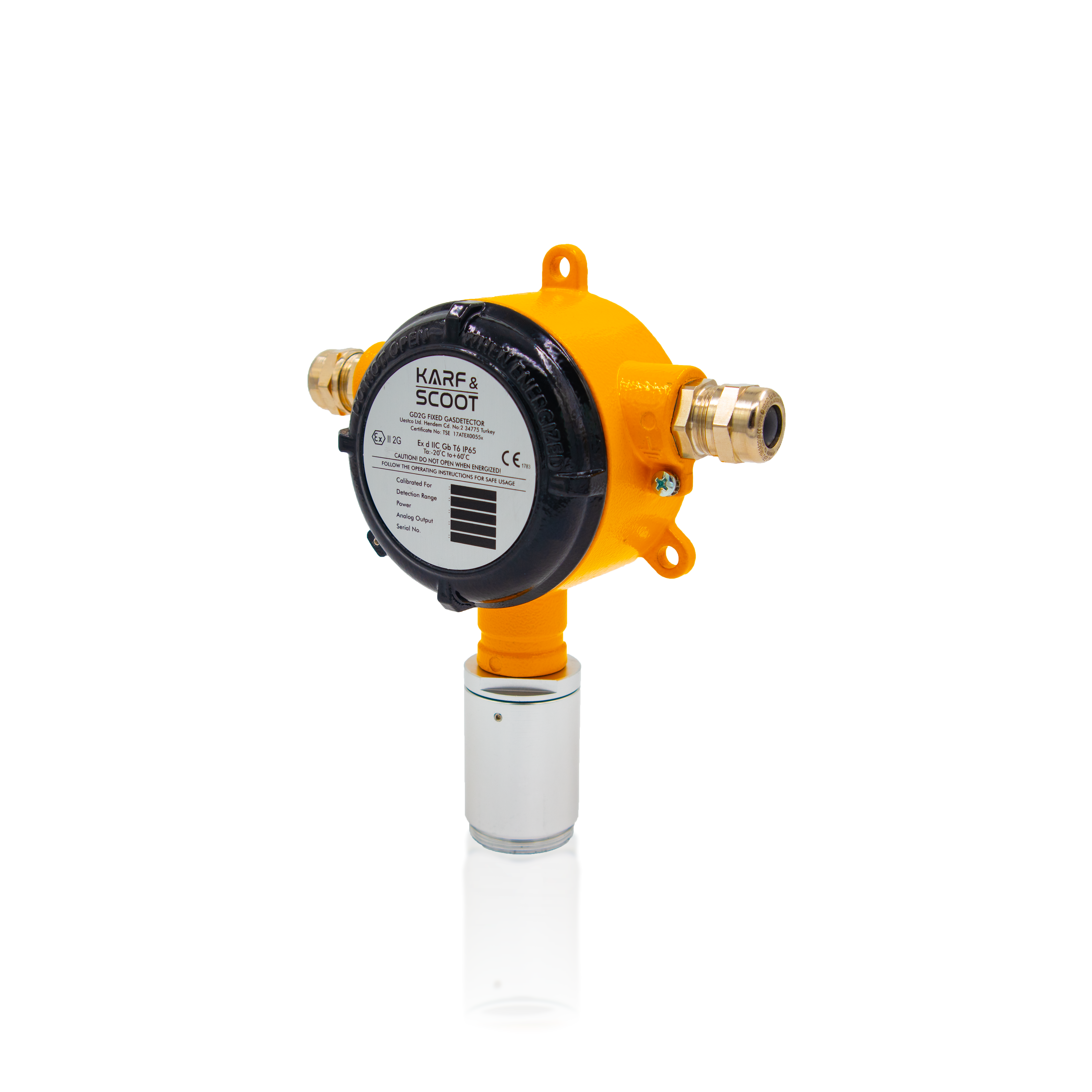 CH4 Methane (Metan) Alüminyum/SS316 4-20mA ATEX ve IECEx Uygunluk IP 65/66 -20 ~ 60°C