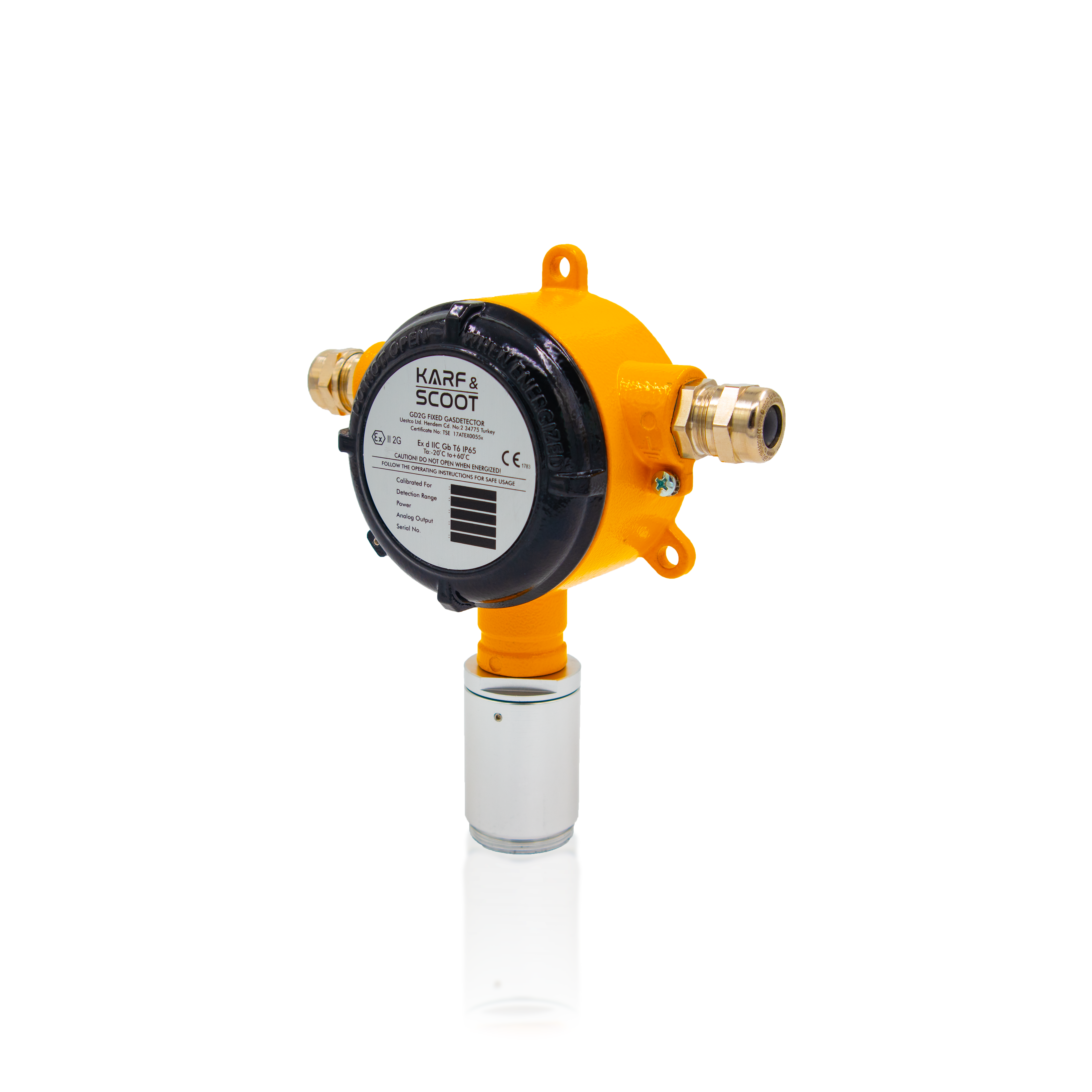 CH4 Methane (Metan) Alüminyum/SS316 4-20mA ATEX ve IECEx Uygunluk IP 65/66 -20 ~ 60°C