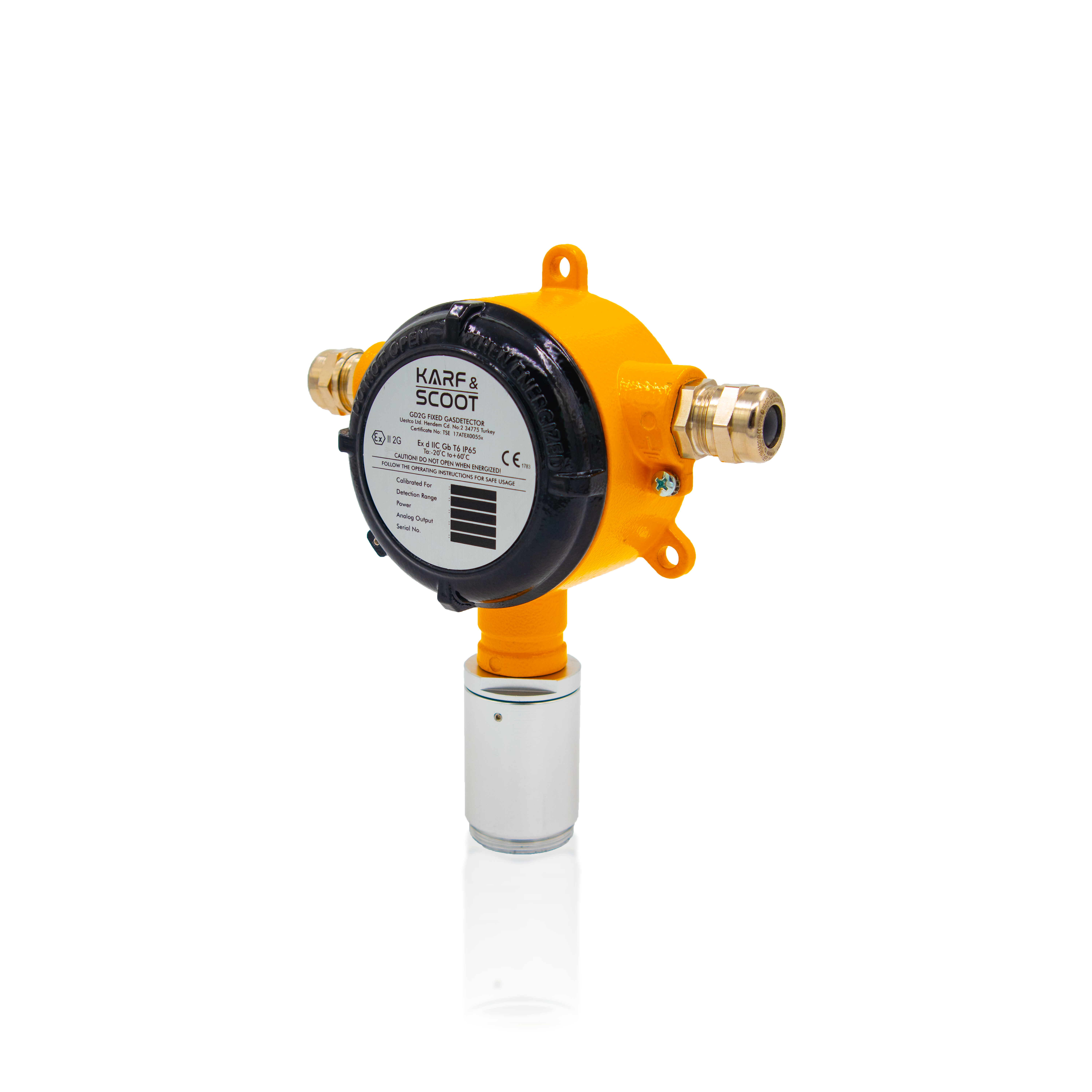 CH4 Methane (Metan) Alüminyum/SS316 4-20mA ATEX ve IECEx Uygunluk IP 65/66 -20 ~ 60°C