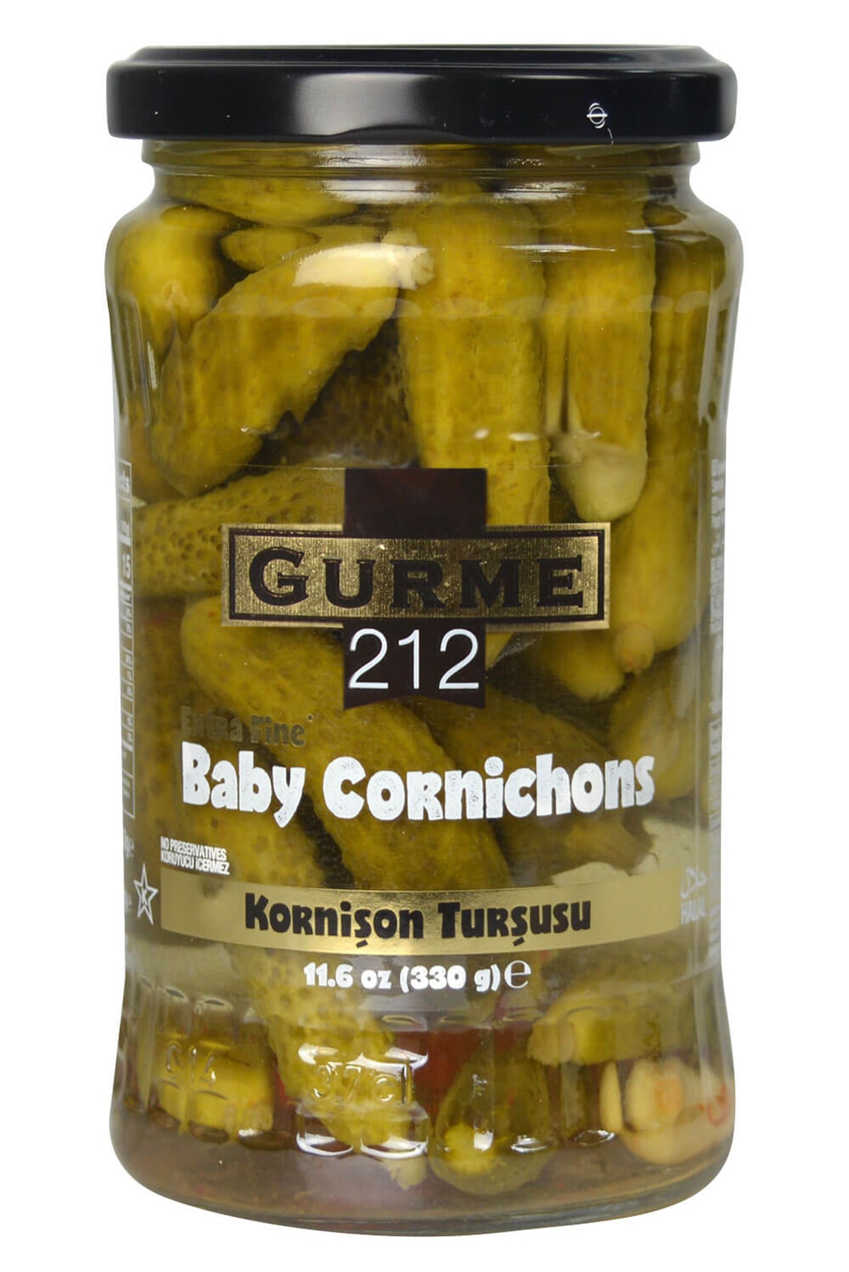 Gurme TurşularGurme212 Baby Kornişon Turşu 370cc