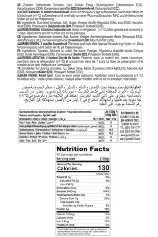 Güneşte KurutulmuşNaturel Güneşte Kurutulmuş Domates ‐ Yemeğe Hazır ‐  Küp Kesim 1000 gr