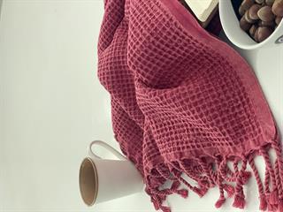 WAFFEL GÜL KURUSU PLAJ HAVLUSU-PEŞTAMAL 80 X 170