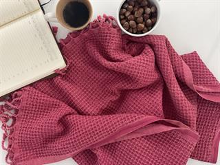 WAFFEL GÜL KURUSU PLAJ HAVLUSU-PEŞTAMAL 80 X 170