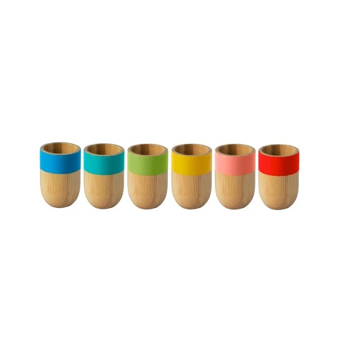 030-01-renkli bambu yumurtalık 5*4.5cm (30lu dısplay)