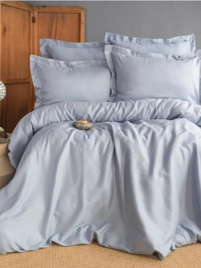 Apricitas Home Bambu Çift Kişilik Nevresim Takımı - Ellie Blue