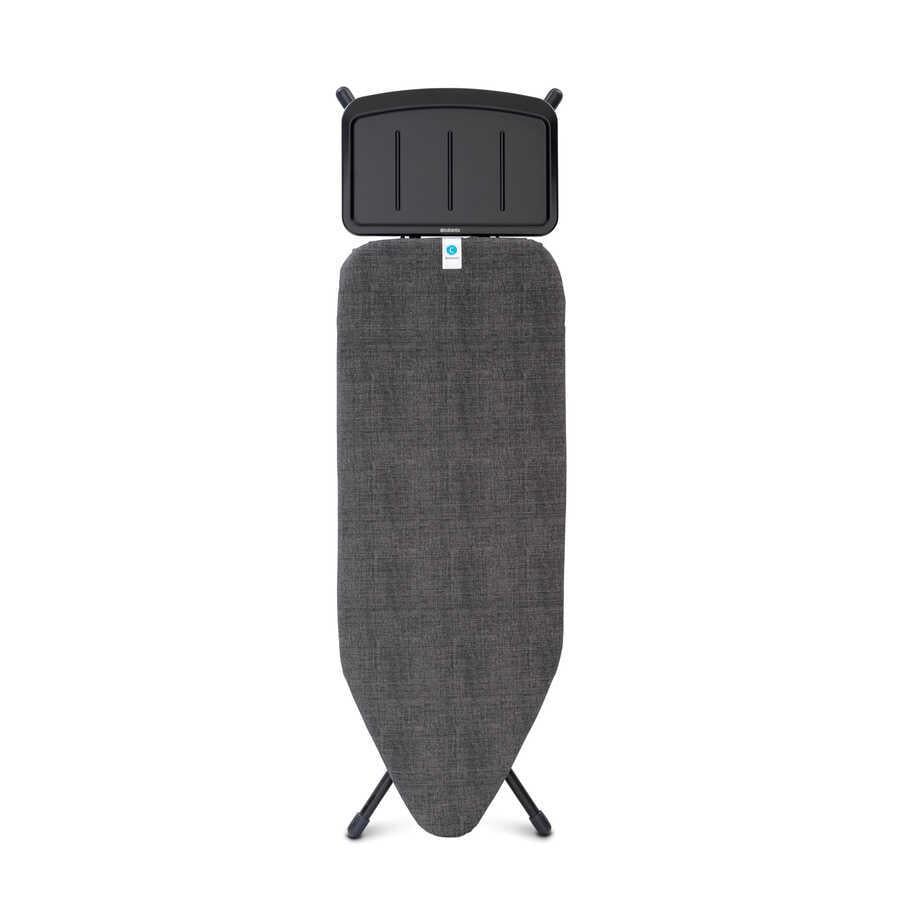 BRABANTİA 001-01-124X45CM (C) BUHAR KAZANI STANDLI DENIM BLACK DESENLİ ÜTÜ MASASI - SSUH