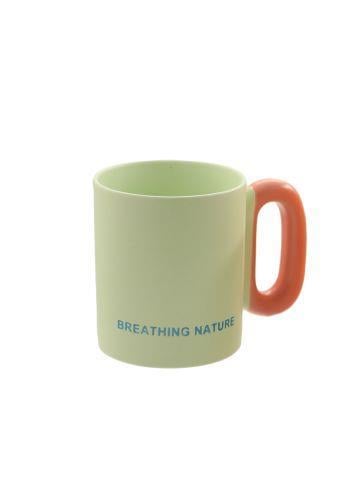 Makaron Porselen Kupa Yeşil 330 ml