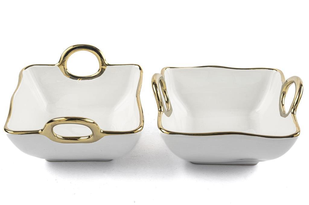 Mikasa Moor Gold Rimli 2li Kase 12x14x6cm