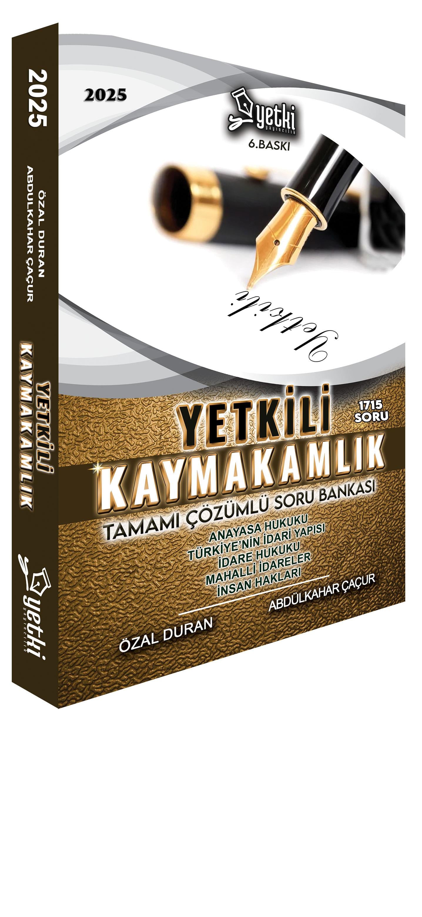 2022 Yetkili Kaymakamlık Çözümlü Soru Bankası Yetki Yayınları