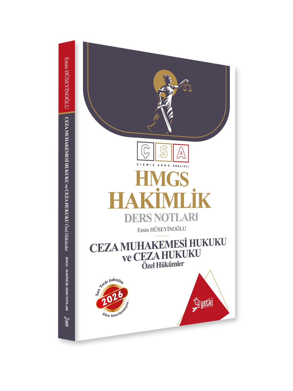 ÇSA CEZA MUHAKEMESİ HUKUKU VE CEZA HUKUKU ÖZEL HÜKÜMLER DERS NOTLARI 2026 BASIM