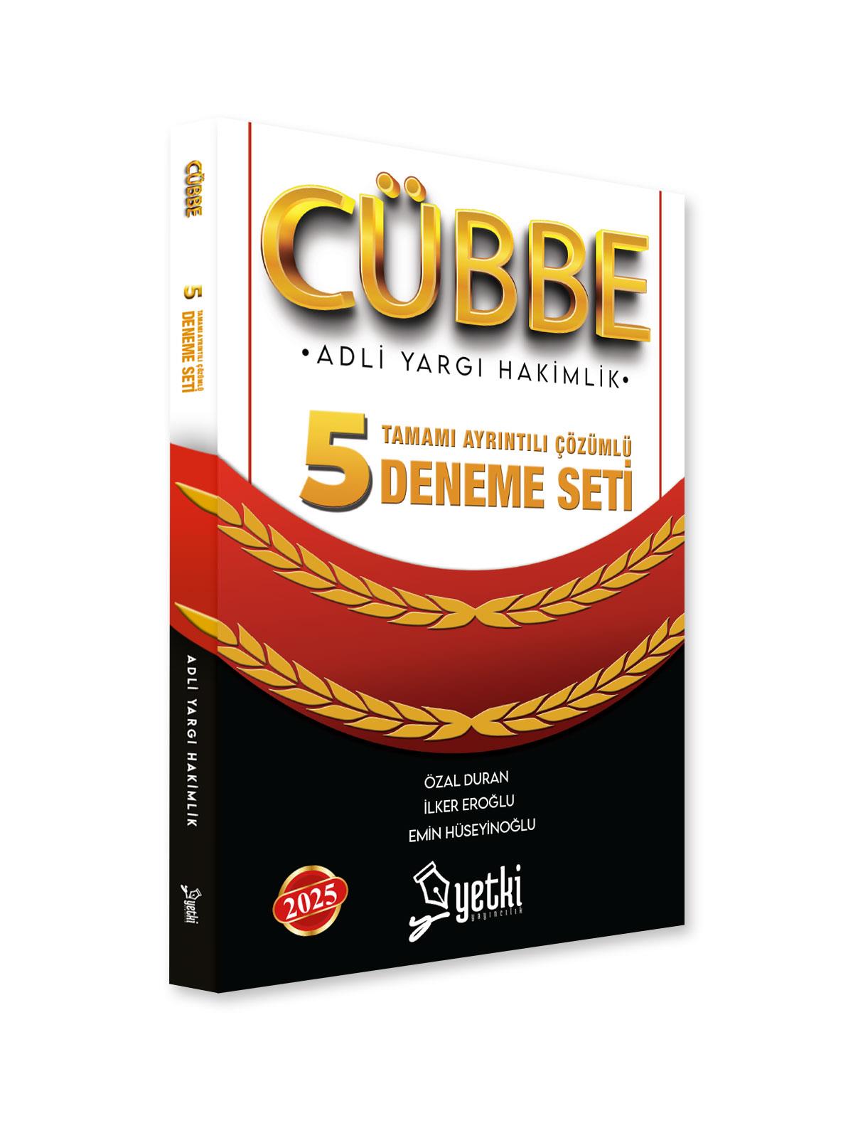 CÜBBE ADLİ HAKİMLİK ÇÖZÜMLÜ 5 DENEME SETİ  2025