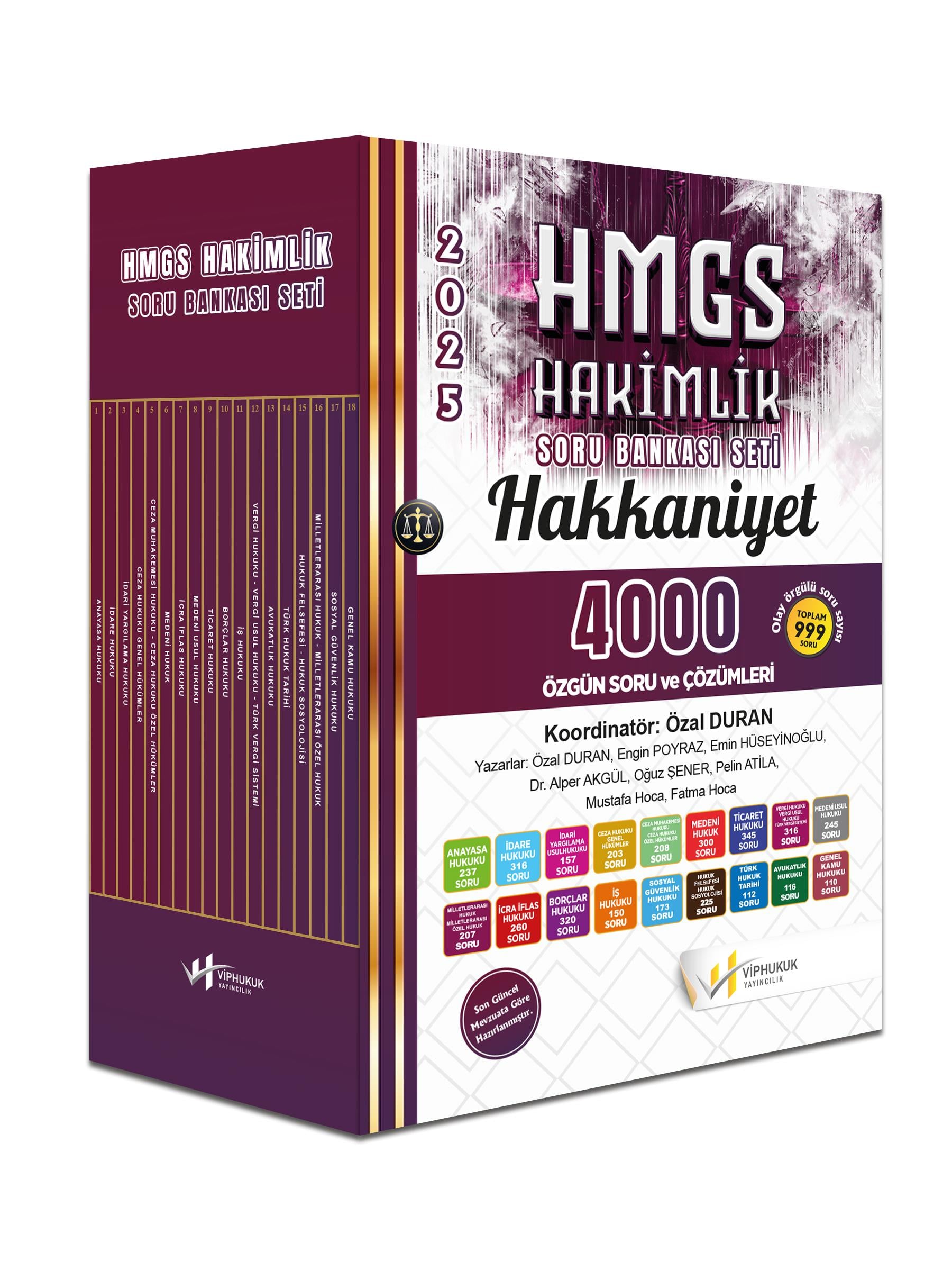 HAKKANİYET HMGS HAKİMLİK SORU BANKASI SETİ 2025