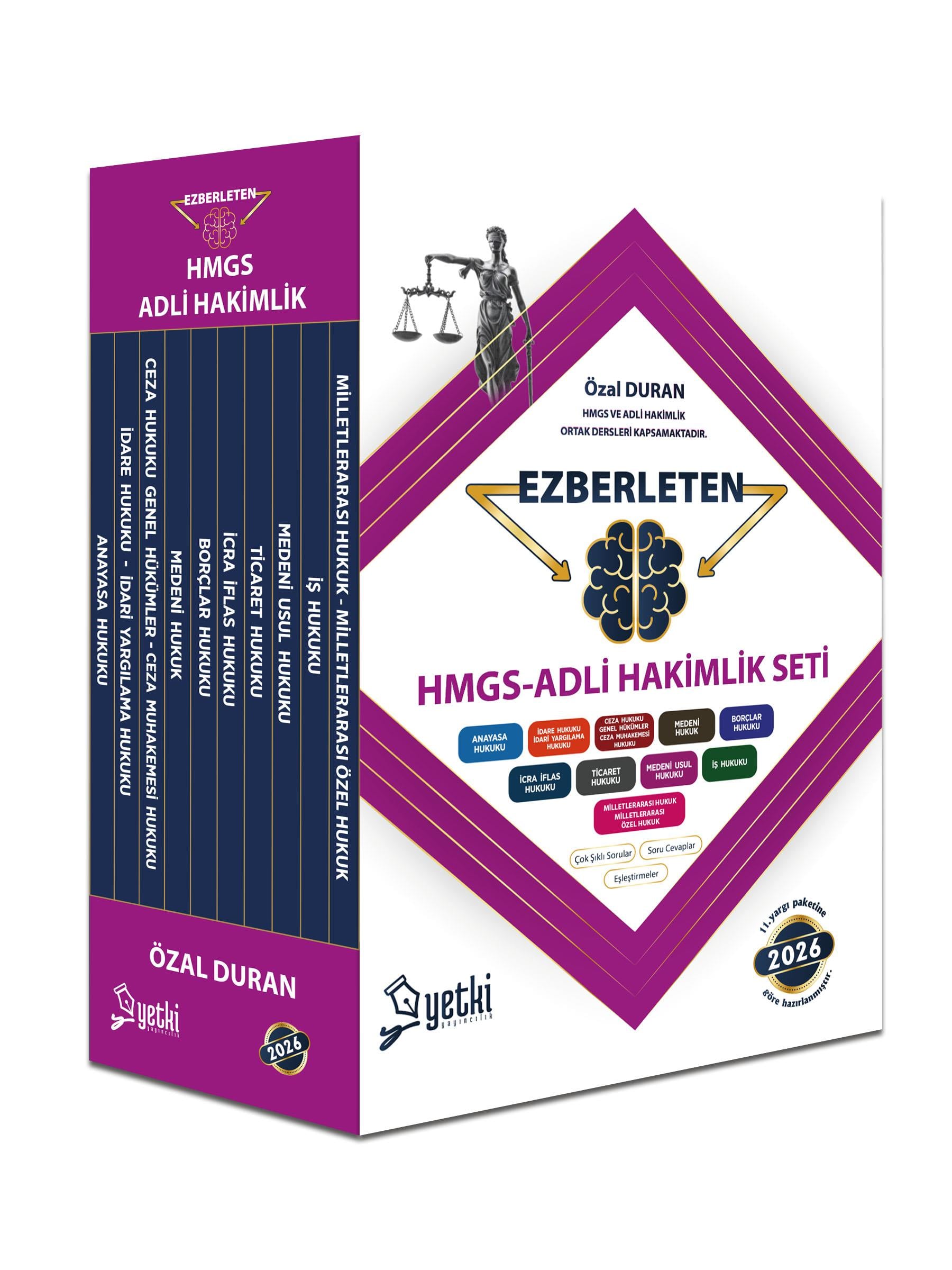 HMGS-ADLİ HAKİMLİK EZBERLETEN SET 2026