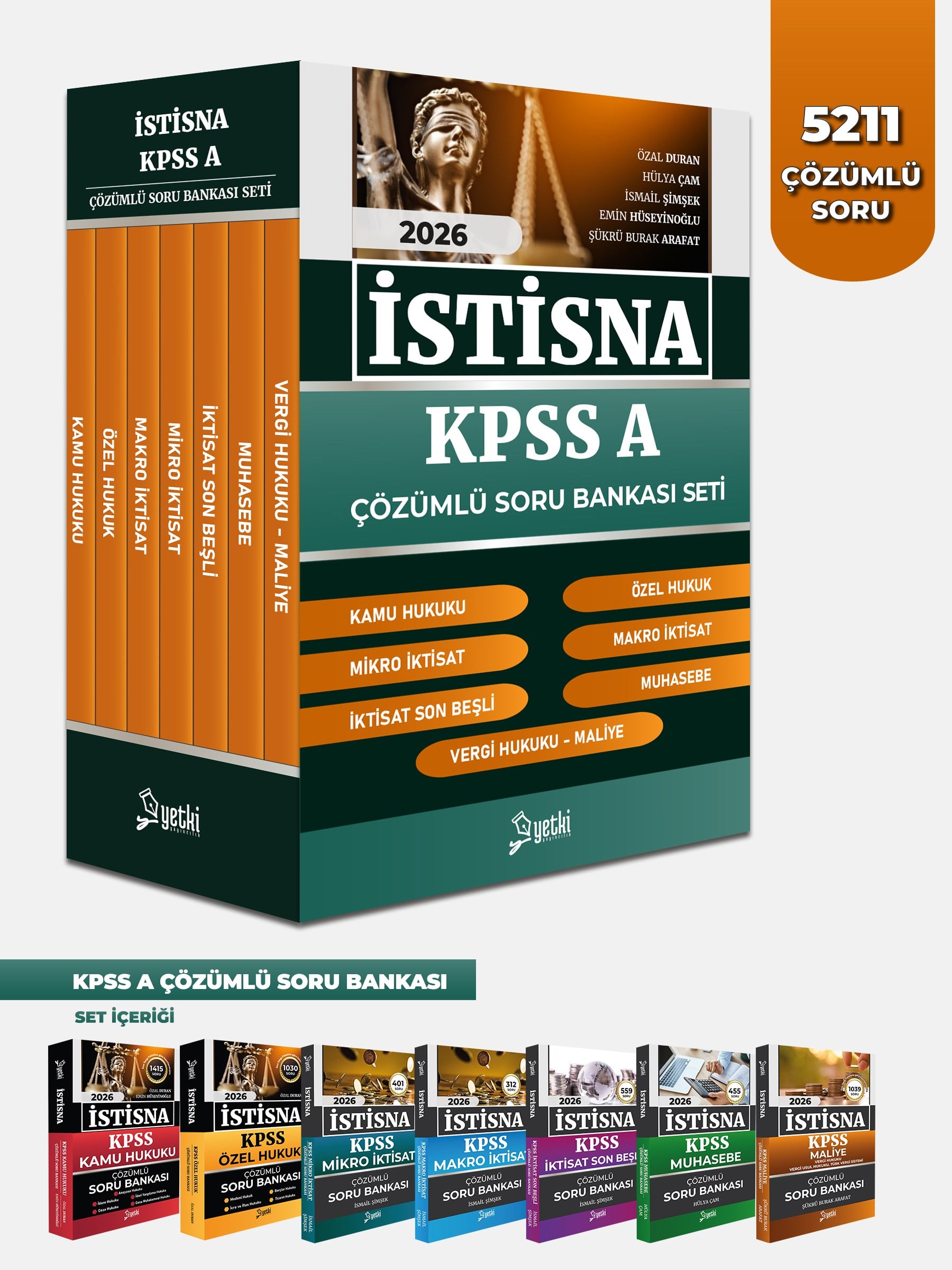 İSTİSNA KPSS A ÇÖZÜMLÜ SORU BANKASI SETİ 2026