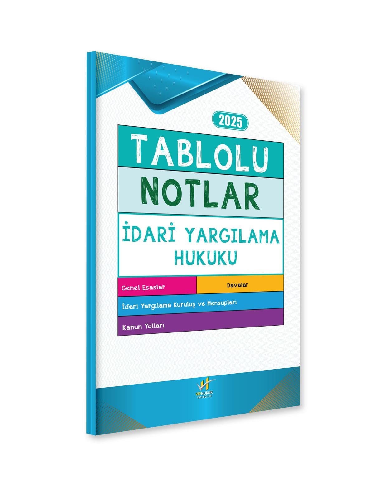 TABLOLU NOTLAR İDARİ YARGILAMA HUKUKU 2025