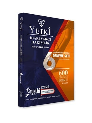 İDARİ YARGI 6 DENEME YETKİ YAYINLARI 2026