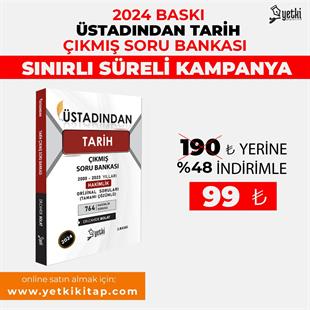 ÜSTADINDAN TARİH HAKİMLİK ÇIKMIŞ SORU BANKASI 2024