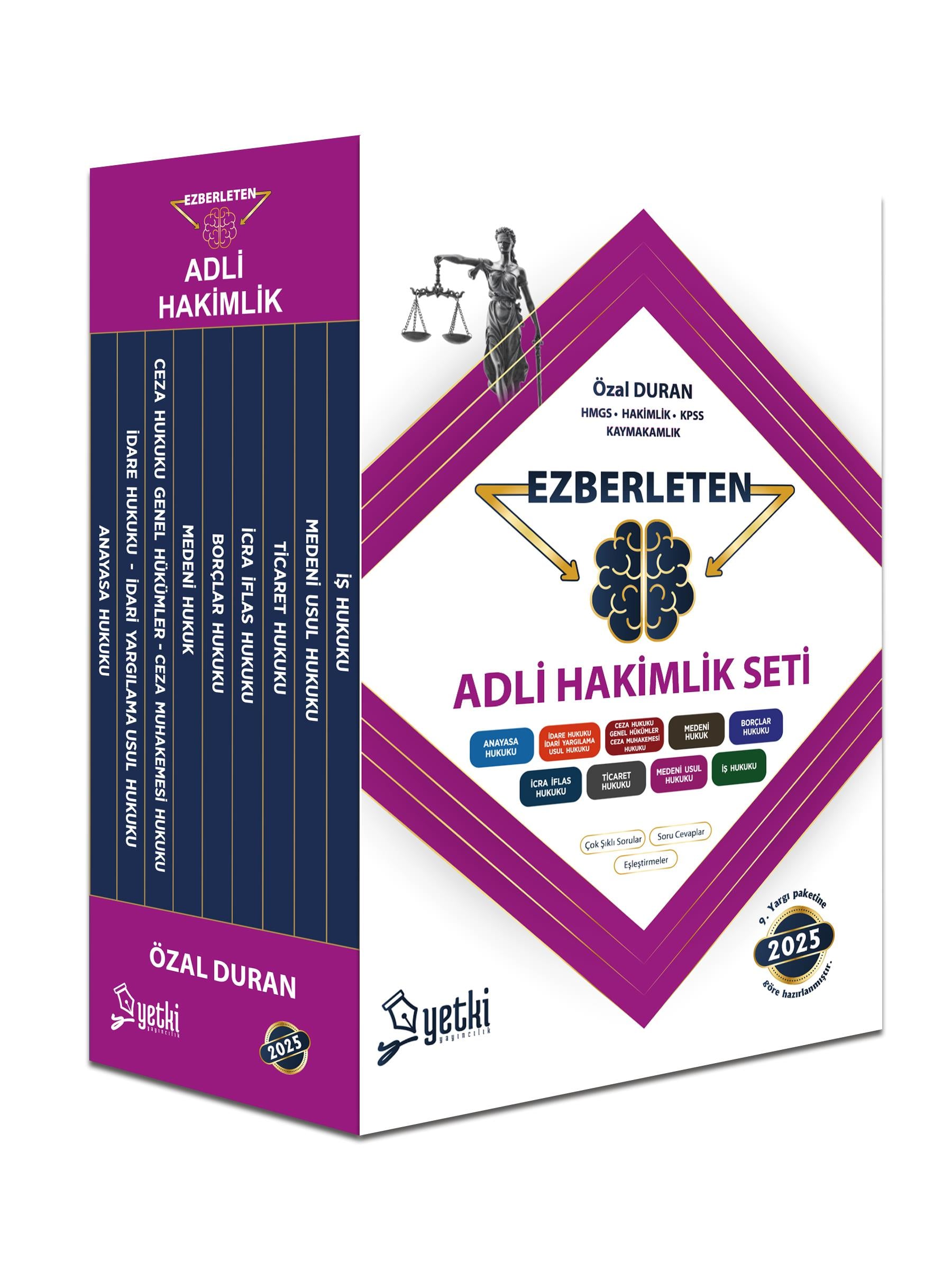 ADLİ HAKİMLİK EZBERLETEN SET 2025