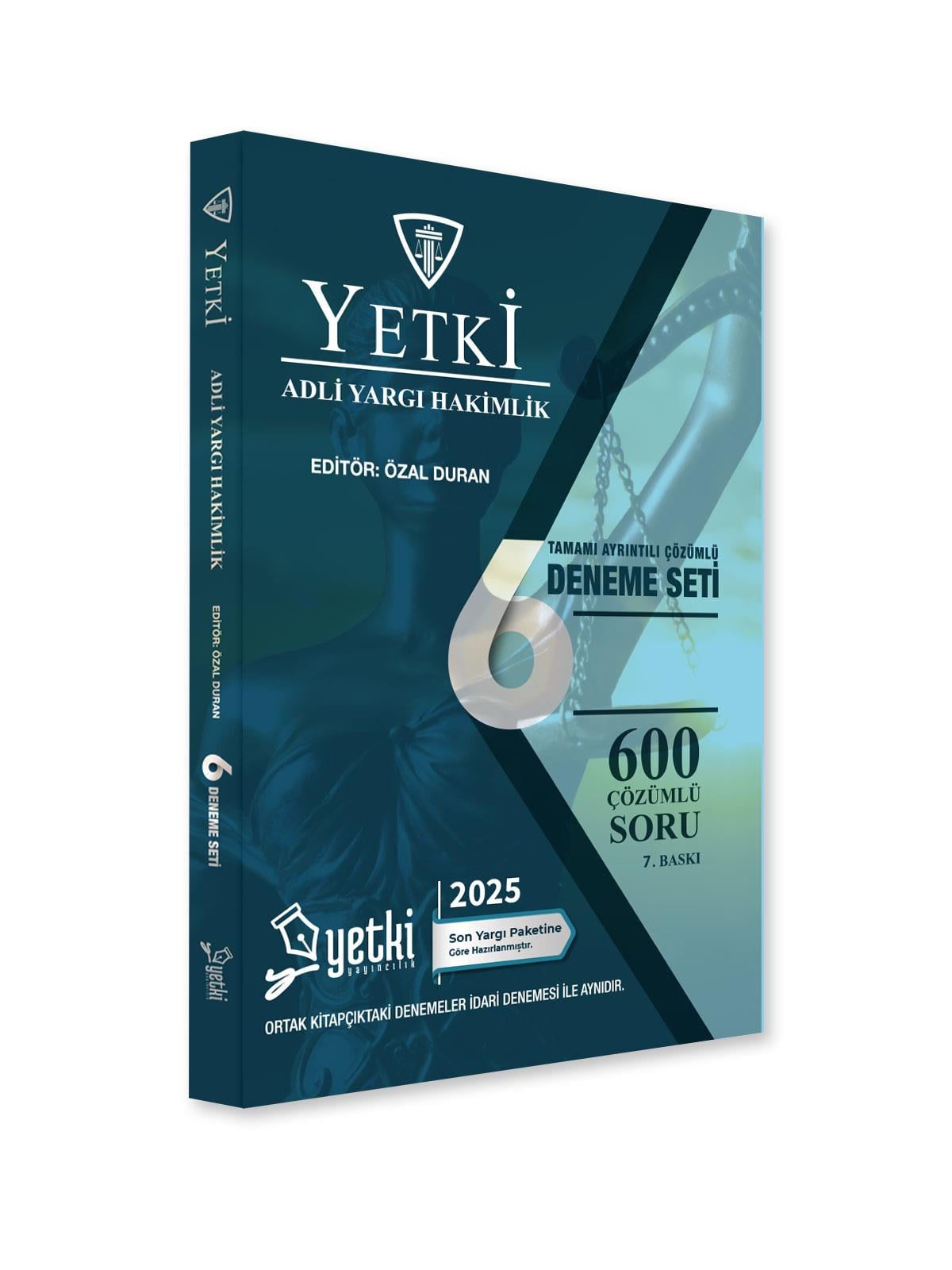 ADLİ YARGI 6 DENEME YETKİ YAYINLARI 2025