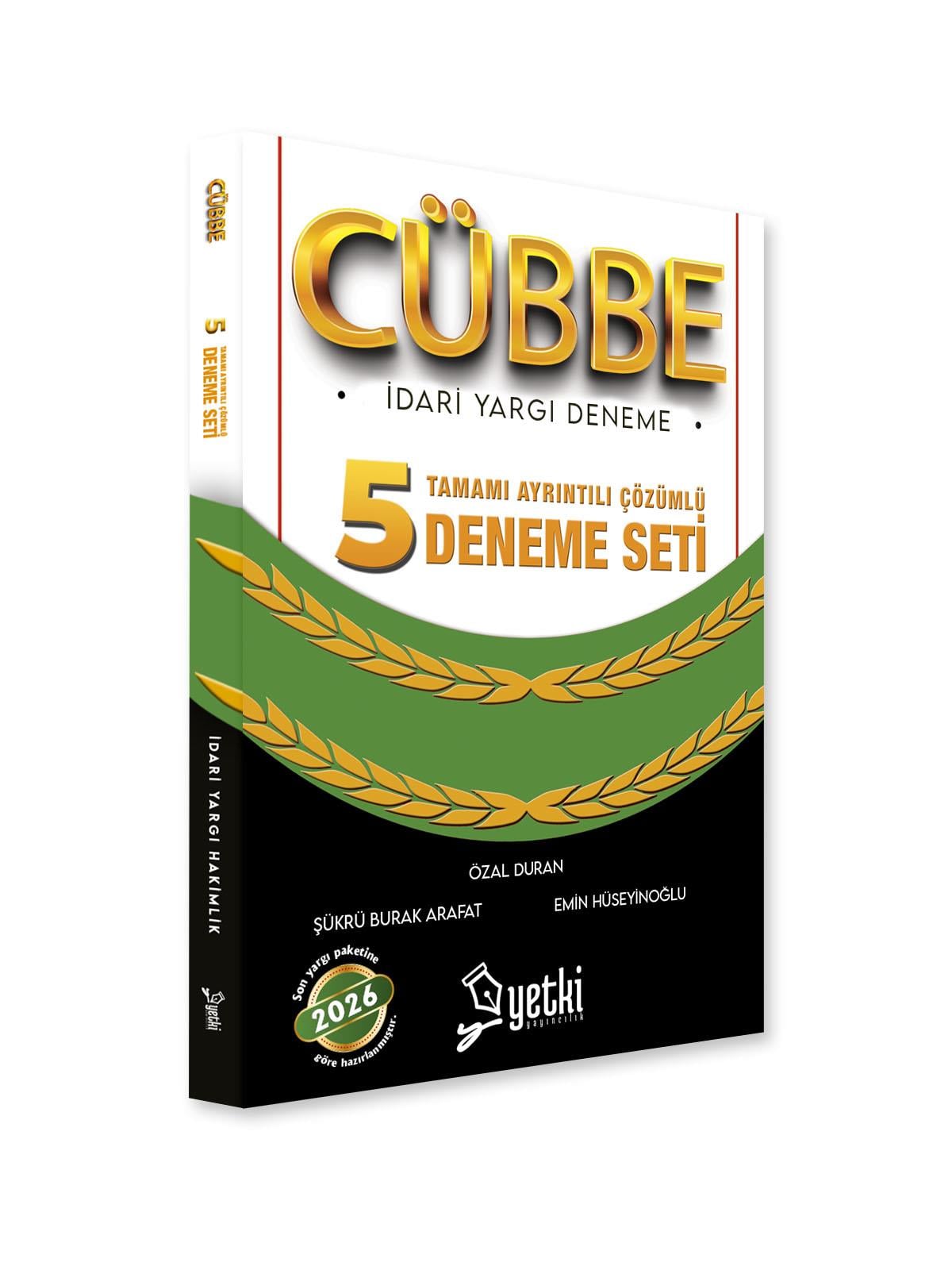 CÜBBE İDARİ HAKİMLİK 5 ÇÖZÜMLÜ DENEME 2026