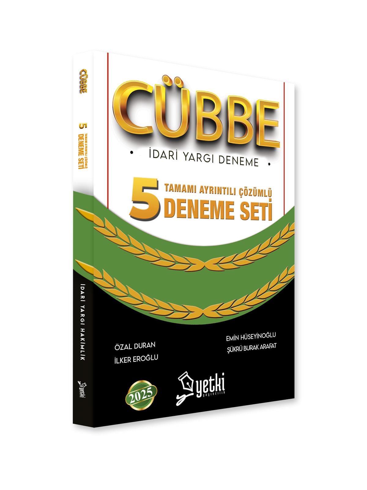 CÜBBE İDARİ HAKİMLİK 5 ÇÖZÜMLÜ DENEME 2025