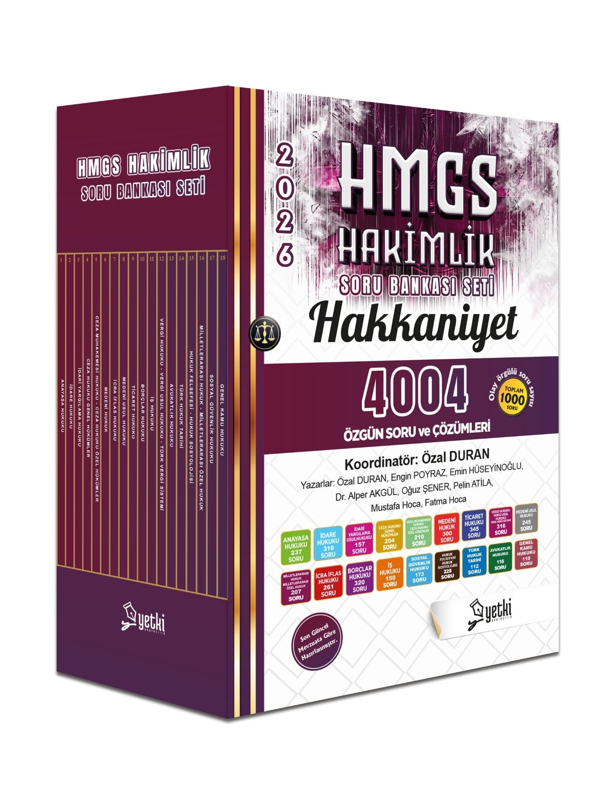 HAKKANİYET HMGS HAKİMLİK SORU BANKASI SETİ 2026