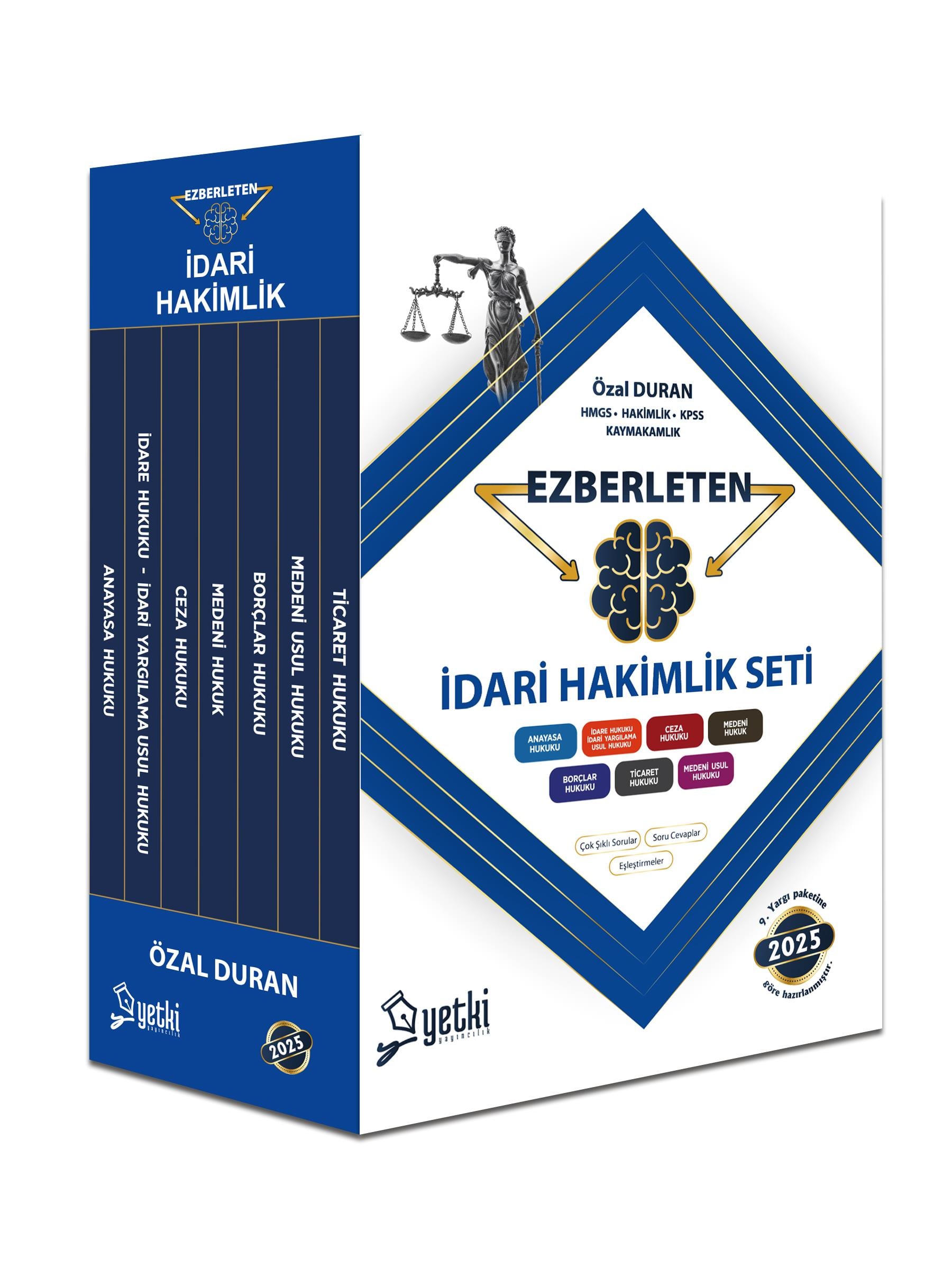 İDARİ HAKİMLİK EZBERLETEN SET 2025