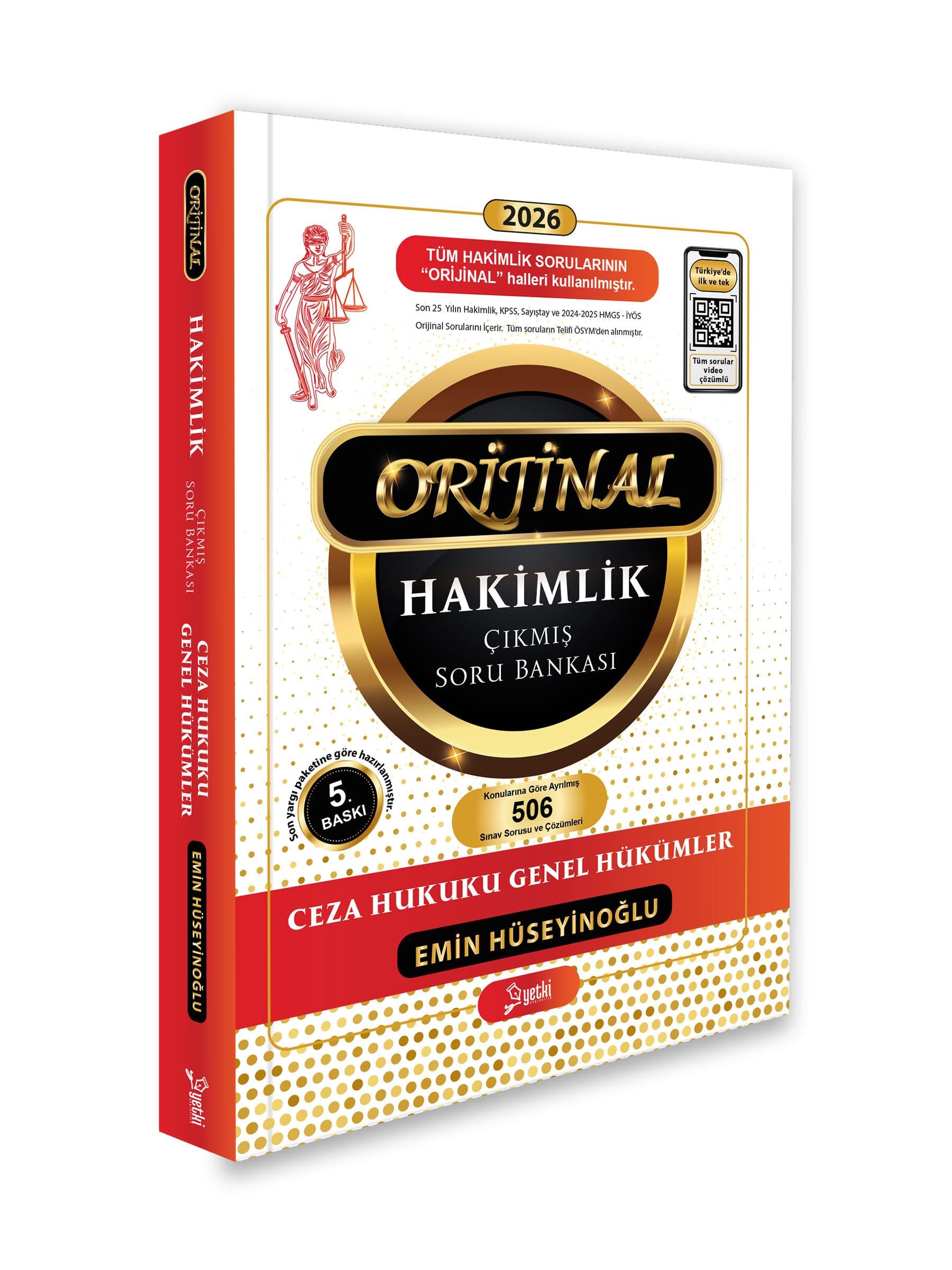 Orijinal ceza hukuku hakimlik çıkmış soru bankası 2026