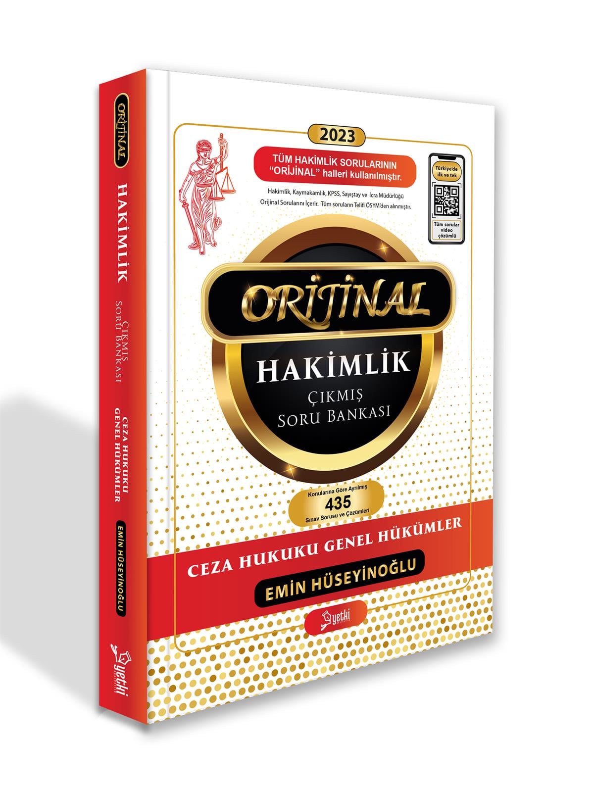 ORİJİNAL CEZA HUKUKU HAKİMLİK ÇIKMIŞ SORU BANKASI YETKİ YAYINCILIK  2023