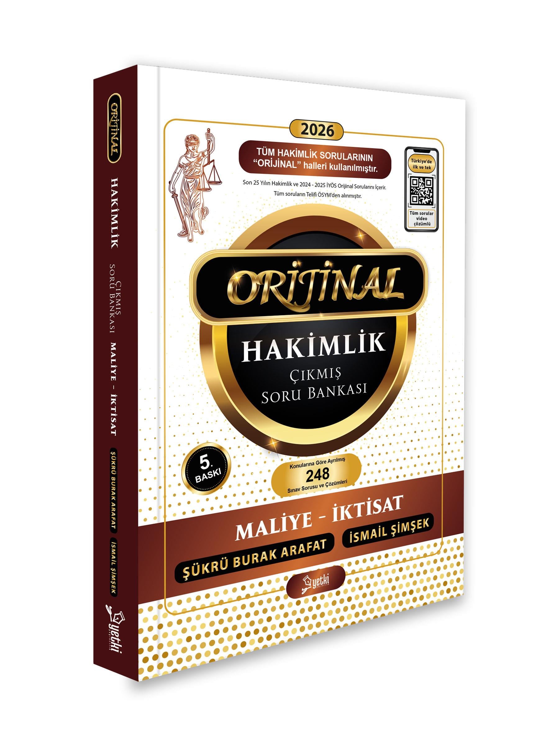 Orijinal Maliye - İktisat hakimlik çıkmış soru bankası 2026