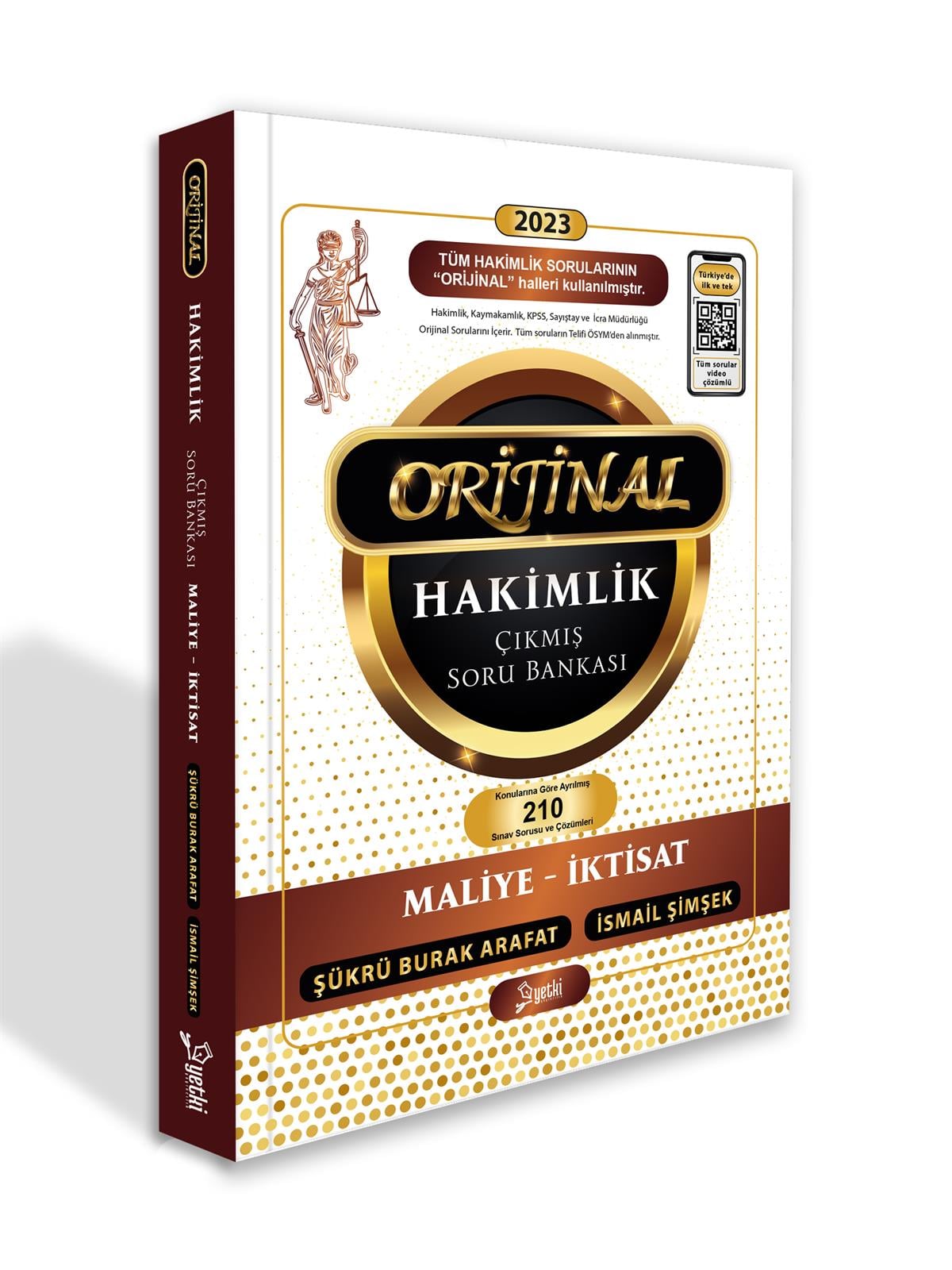 ORİJİNAL MALİYE-İKTİSAT HAKİMLİK ÇIKMIŞ SORU BANKASI YETKİ YAYINCILIK 2023