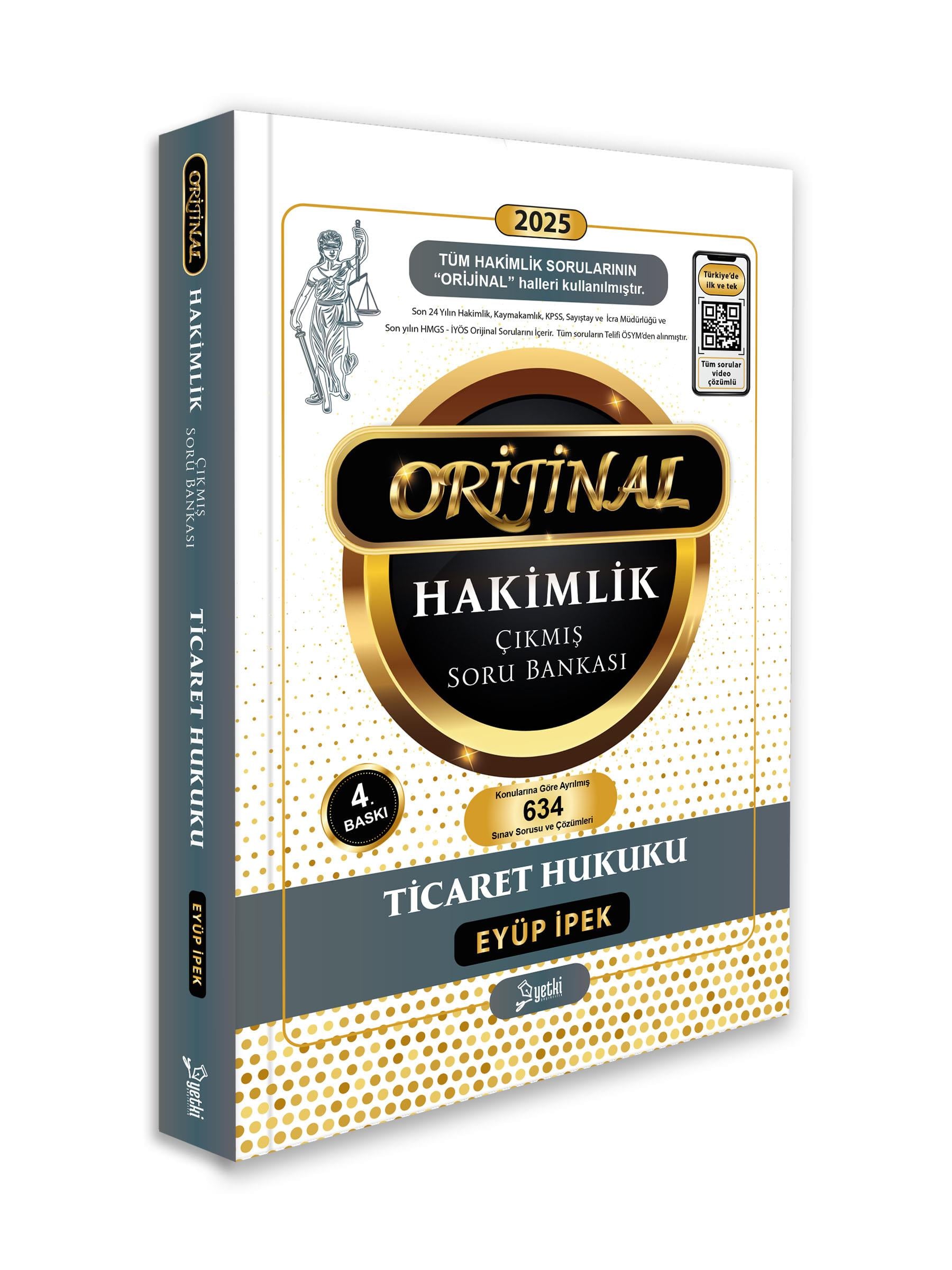 Orijinal ticaret hukuku hakimlik çıkmış soru bankası 2024