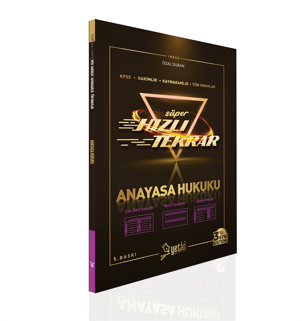Süper Hızlı Tekrar Anayasa Yetki Yayınları 2022