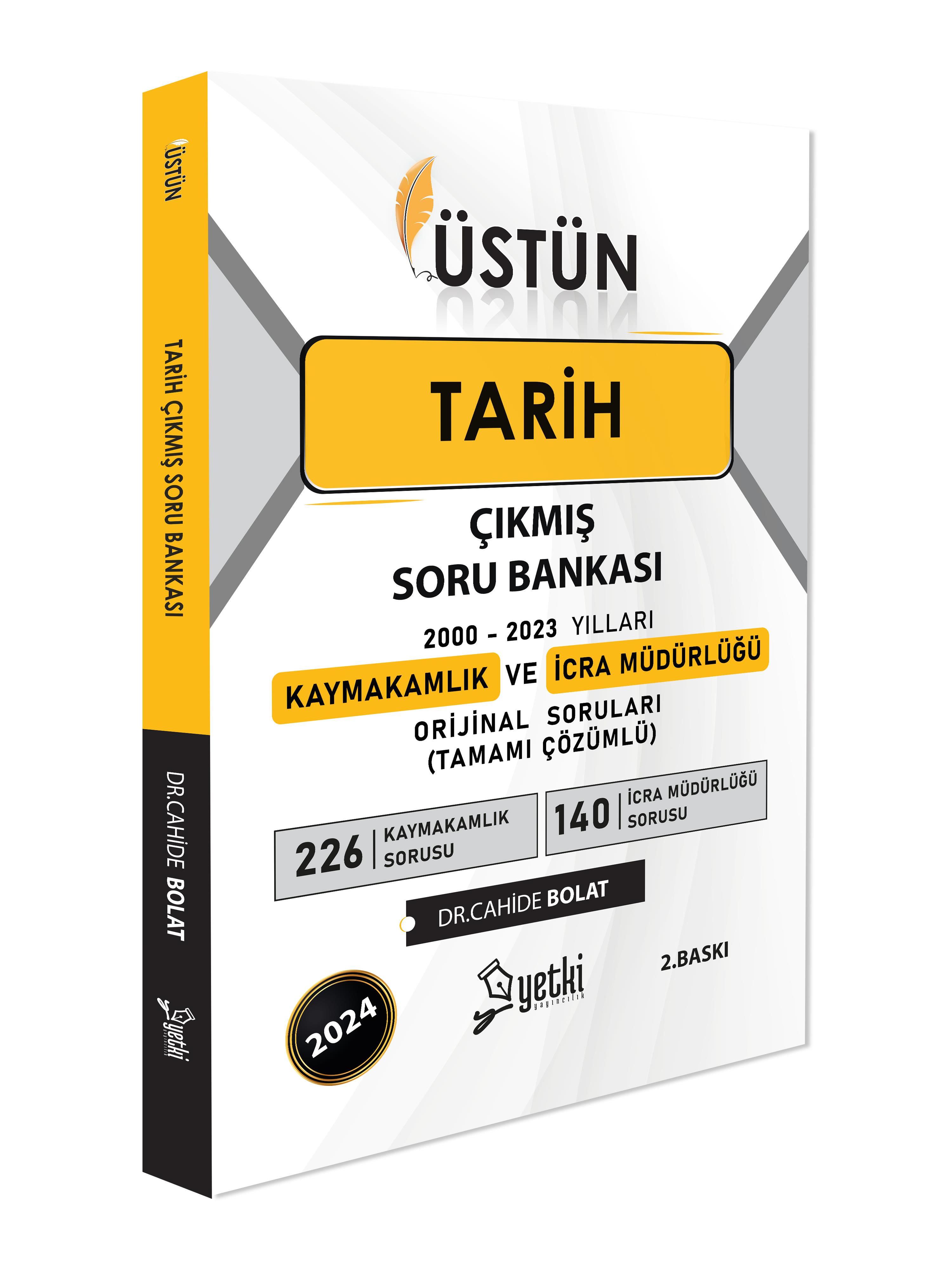ÜSTÜN TARİH KAYMAKAMLIK VE İCRA MÜDÜRLÜĞÜ ÇIKMIŞ SORU BANKASI 2024