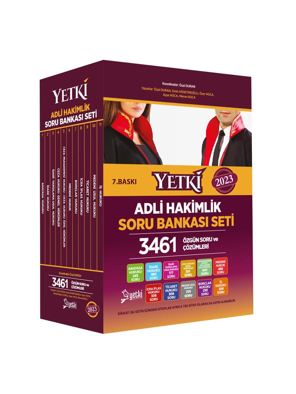 YETKİ ADLİ HAKİMLİK SORU BANKASI SETİ