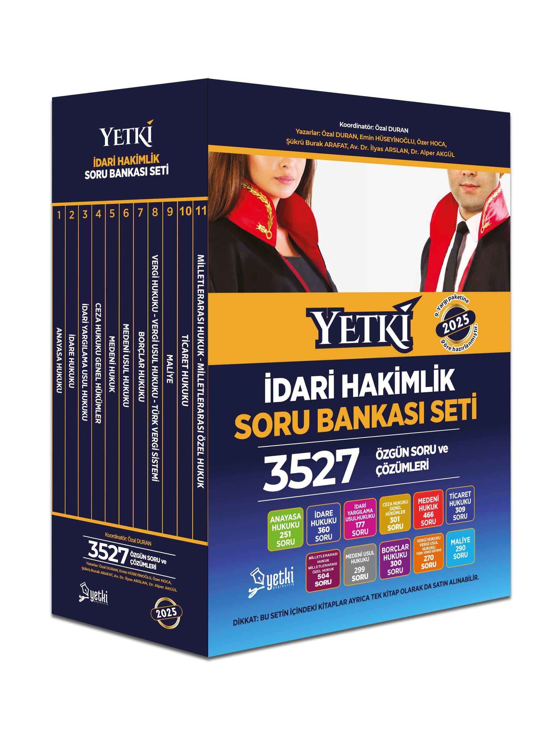 YETKİ İDARİ HAKİMLİK SORU BANKASI SETİ 2025