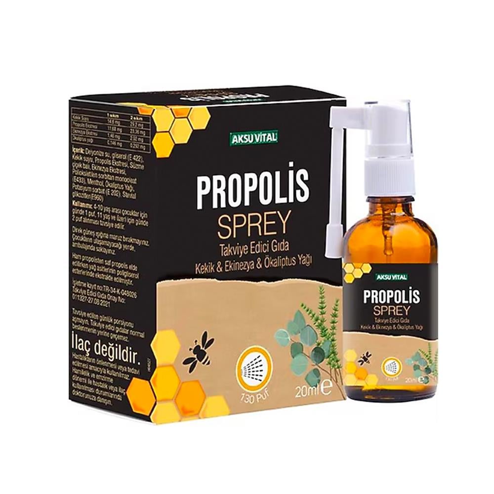 AKSUVITAL PROPOLISLI BOGAZ SPREYI 20 ML